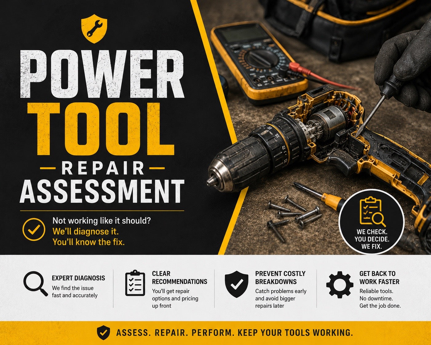 Send Power Tool for Assessment